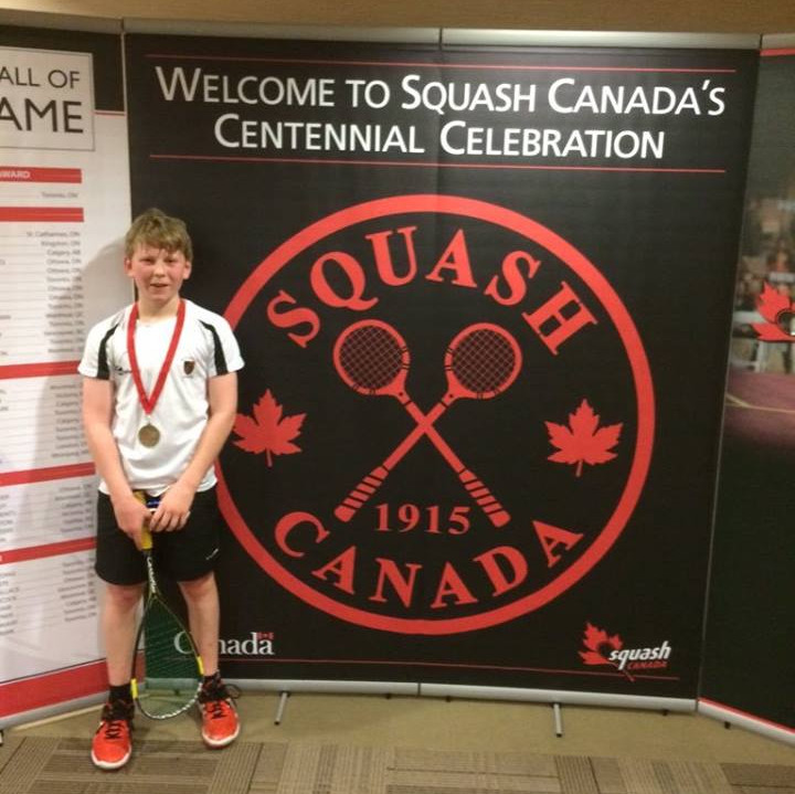 East Glos squash junior Jack Bloomfield wins Canadian title