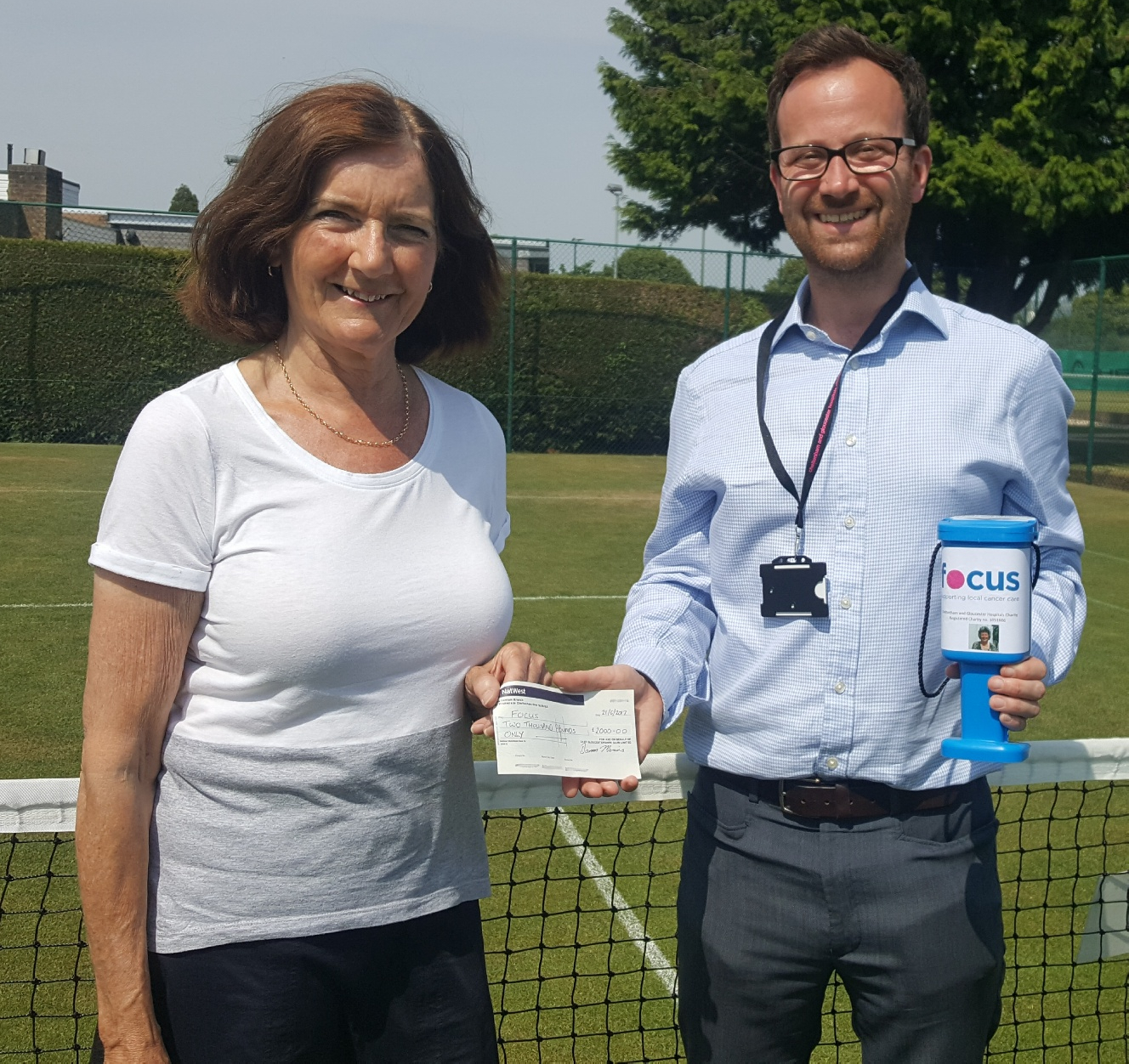 East Glos raises £2000 for local cancer charity in memory of former member Gill Green