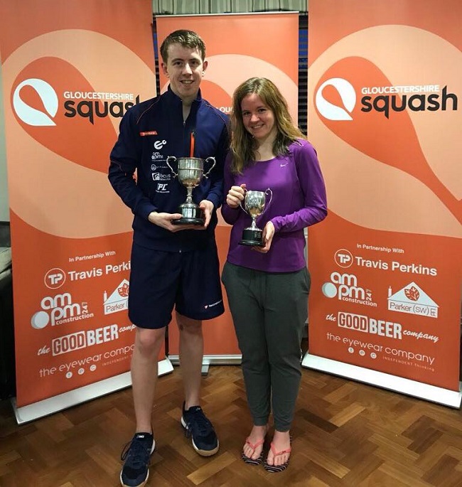 Record-breaking entry for Gloucestershire County Closed Squash Tournament
