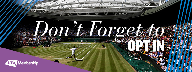 Club members: Please opt-in for Wimbledon 2020 ballot