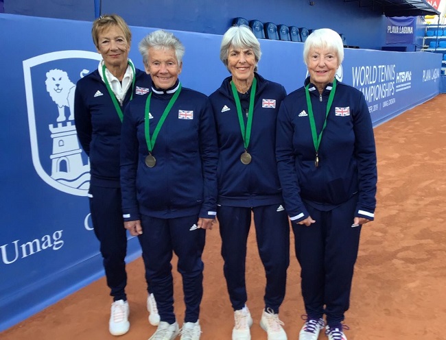 Bronze for GB Over 75 ladies at ITF Super Seniors World Tennis Championships