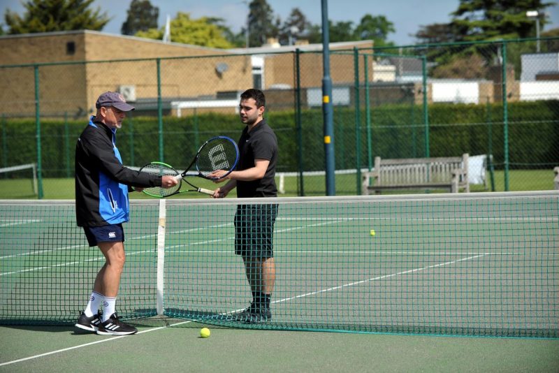 Adult tennis coaching East Glos