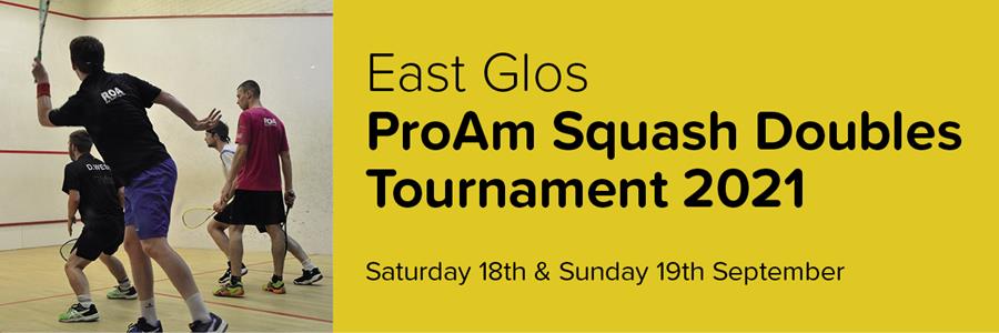 The East Glos ProAm squash doubles tournament is back