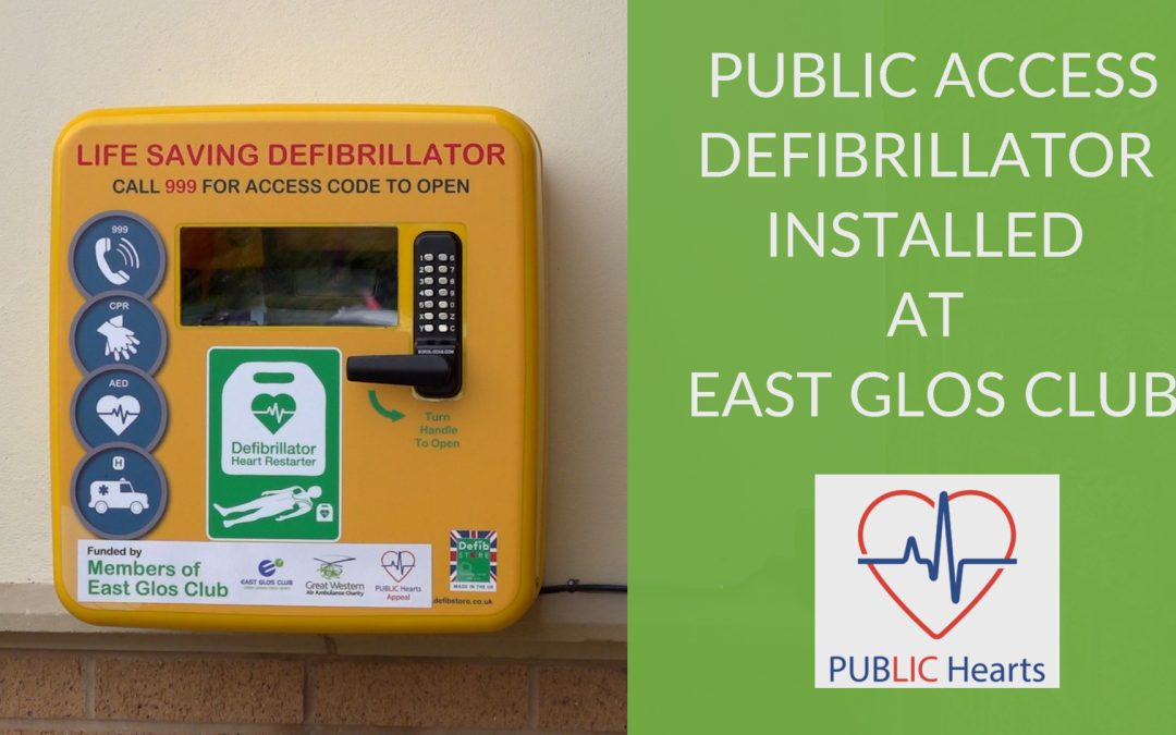 Public access defibrillator now available for the local community