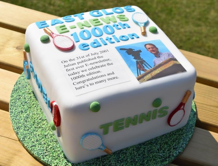 E-News 1000th edition cake